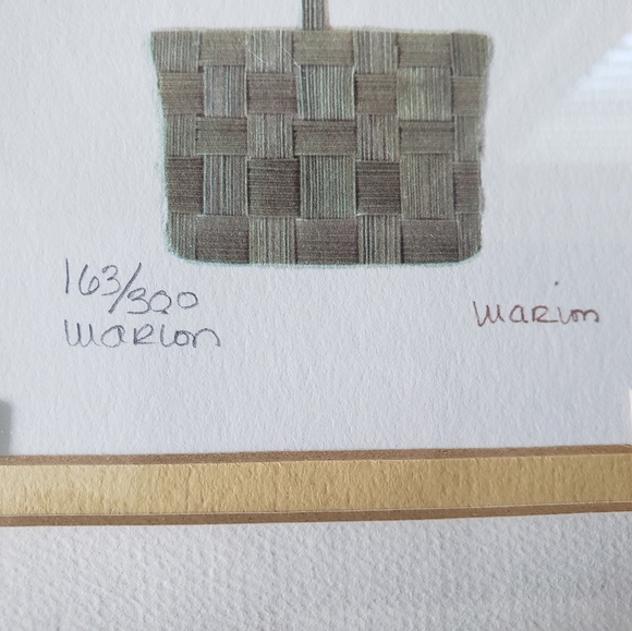 Pressed Flower Collage By Marion Signed - Picture 6 of 8